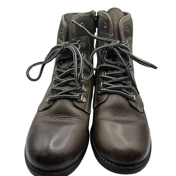 Taos Ringer Boots Women’s Size 6-6.5 Leather Combat Hiking Outdoors Lined - Picture 2 of 12